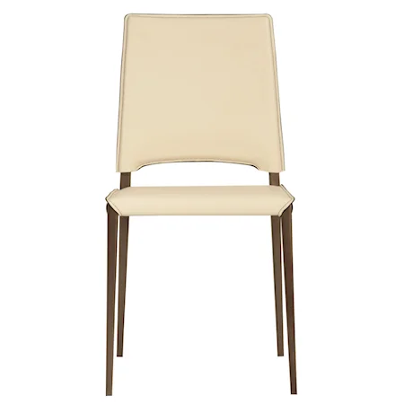 Lola Dining Side Chair with Bonded Leather